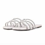 Grey Formal Slipper For Ladies FR8458 - View 3
