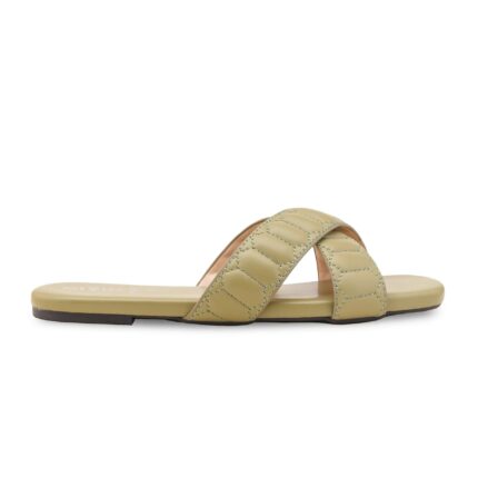 Olive Formal Slipper For Women FR8460 - View 2