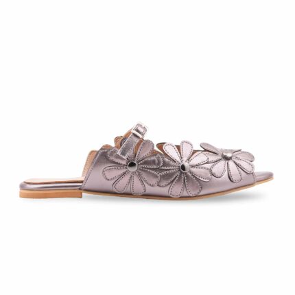 Grey Formal Slipper For Women FR8464 - View 2