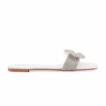 White Formal Slipper For Ladies FR8465 - View 2