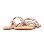 Beige Formal Slipper For Women FR8466 - View 3