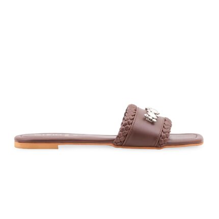 Coffee Formal Slipper For Women FR8469 - View 2