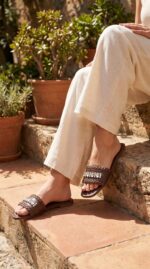Coffee Formal Slipper For Women FR8469 - View 1