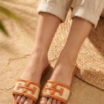 Mustard Formal Slipper For Ladies FR8470 - View 1