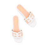 Cream Formal Slipper For Women FR8470 - View 5