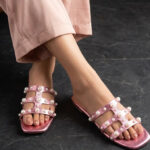 Pink Formal Slipper For Women FR8472 - View 1