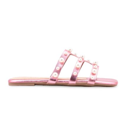 Pink Formal Slipper For Women FR8472 - View 2