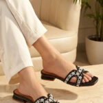 Black Formal Slipper For Ladies FR8477 - View 1