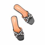 Black Formal Slipper For Ladies FR8477 - View 5