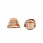 Golden Formal Slipper For Ladies FR8483 - View 4