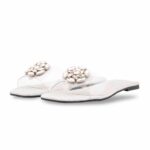 Silver Formal Slipper For Women FR8486 - View 3