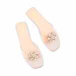 Peach Formal Slipper For Women FR8486 - View 5