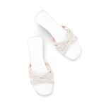 Silver Formal Slipper For Women FR8488 - View 5