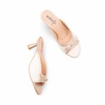 Golden Formal Slipper For Women FR8495 - View 5