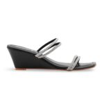 Black Formal Slipper For Ladies FR8498 - View 2