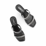 Black Formal Slipper For Ladies FR8498 - View 5