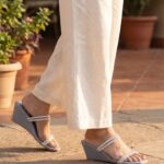 Grey Formal Slipper For Ladies FR8498 - View 1