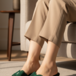 Green Formal Slipper For Women FR8502 - View 1