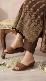 Coffee Formal Slipper For Ladies FR8503 - View 1