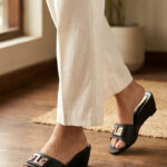 Black Formal Slipper For Ladies FR8504 - View 1