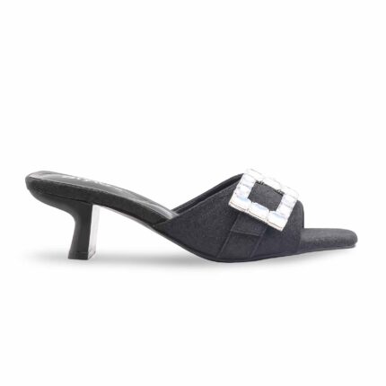 Black Formal Slipper For Women FR8508 - View 2