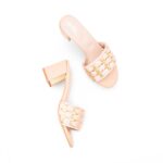 Peach Formal Slipper For Women FR8509 - View 5