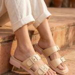 Mustard Formal Slipper For Women FR8514 - View 1