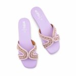Purple Formal Slipper For Women FR8531 - View 5