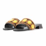 Yellow Formal Slipper For Women FR8543 - View 3