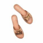 Golden Formal Slipper For Ladies FR8550 - View 5