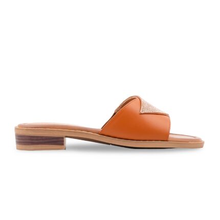 Mustard Formal Slipper For Women FR8551 - View 2