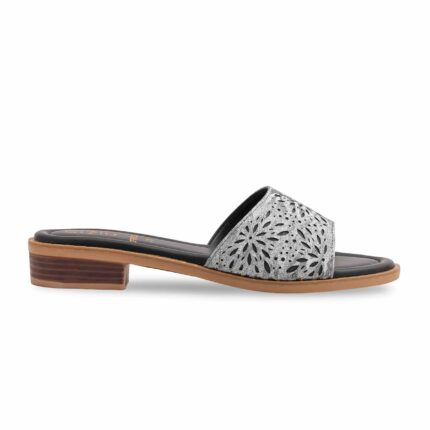 Grey Formal Slipper For Women FR8552 - View 2