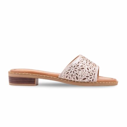 Golden Formal Slipper For Women FR8552 - View 2
