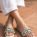 Green Formal Slipper For Women FR8554 - View 1