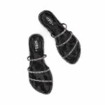 Black Formal Slipper For Women FR8557 - View 5