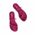 Maroon Formal Slipper For Women FR8558 - View 5