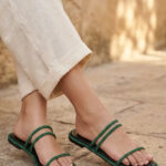 Green Formal Slipper For Women FR8560 - View 1