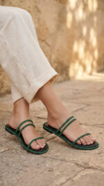 Green Formal Slipper For Women FR8560 - View 1