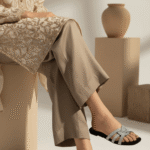 Black Fancy Slipper LFN715 - View 1