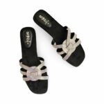 Black Fancy Slipper LFN715 - View 5
