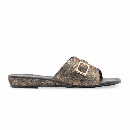 Black Fancy Slipper For Women LFN716 - View 2