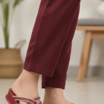 Maroon Formal Slipper LPU703 - View 1