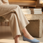 Sky Blue Pumps For Women LWN421 - View 1