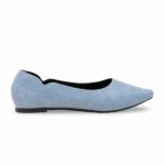 Sky Blue Pumps For Women LWN421 - View 3