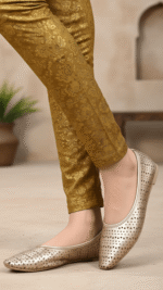 Golden Pumps For Women LWN423 - View 2