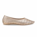 Golden Pumps For Women LWN423 - View 3