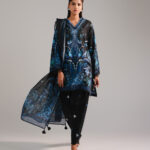 Black Lawn Straight Suit - View 1