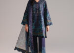 Dark Blue Lawn Shirt Suit - View 3