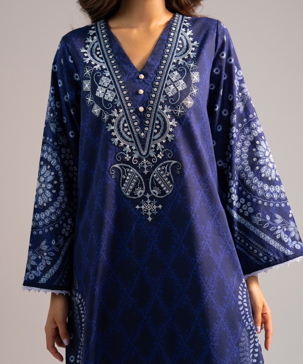 Ladies 2 Piece Embroidered Dobby A-Line Suit - View 1 Ladies 2 Piece Embroidered Dobby A-Line Suit - View 1