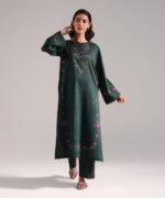 Dark Green Dobby Shirt Suit - View 5